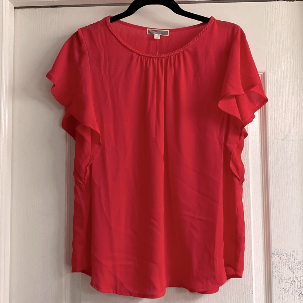 Coral Blouse